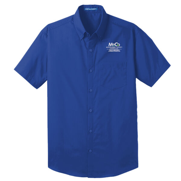 MOCO  - Short Sleeve Carefree Poplin Shirt Thumbnail