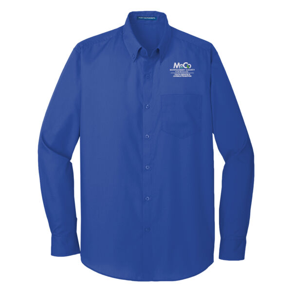 MOCO  - Long Sleeve Carefree Poplin Shirt Thumbnail