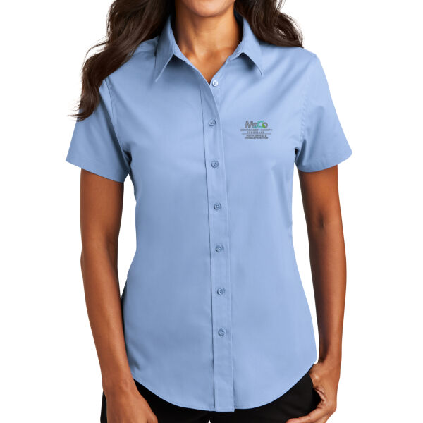MOCO  - Women's Short Sleeve Easy Care Shirt Thumbnail