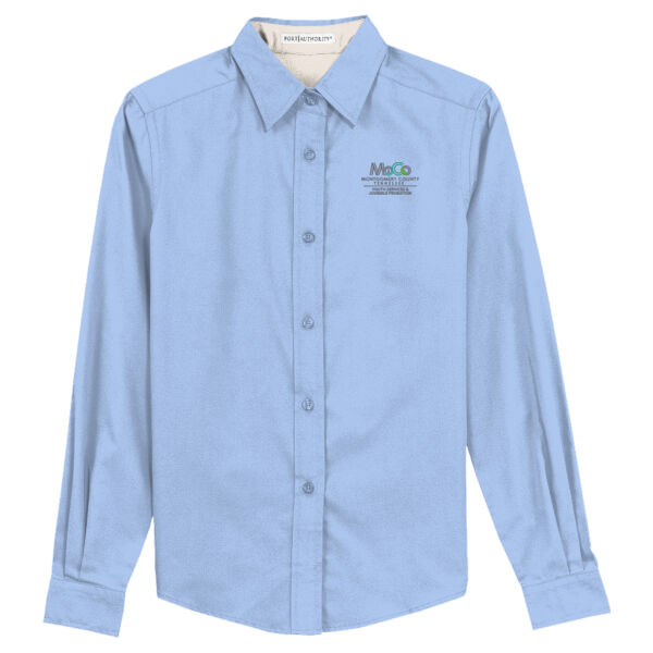 MOCO  - Women's Long Sleeve Easy Care Shirt Thumbnail